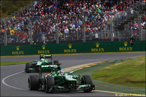 Шарль Пик и Гидо ван дер Гарде в Гран При Австралии 2013