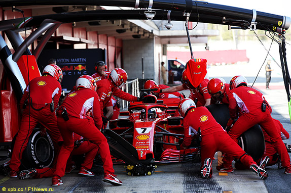 Кими Райкконен работал за рулём Ferrari в последний день тестов