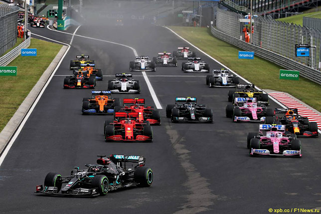 Гран При Венгии в 2020 году собрал максимальную телеаудиторию среди гонок сезона