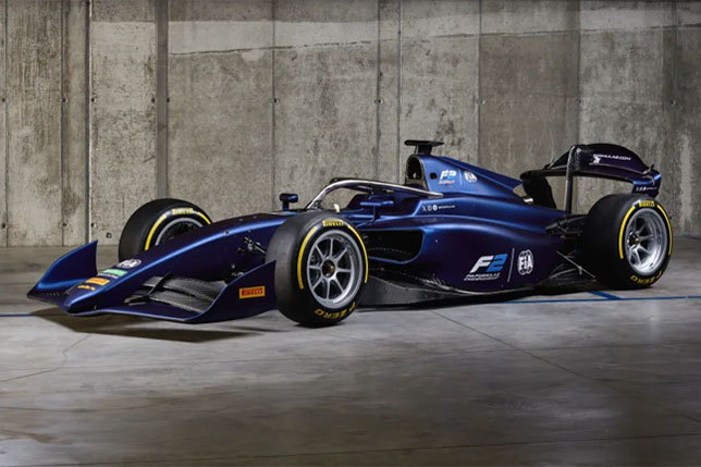 Машина Формулы 2 для сезона 2024-2026 годов