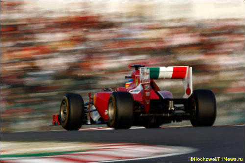 Фернандо Алонсо на трассе Гран При Японии