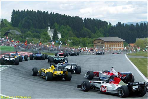 Последний раз Гран При Австрии прошел в 2003-м году