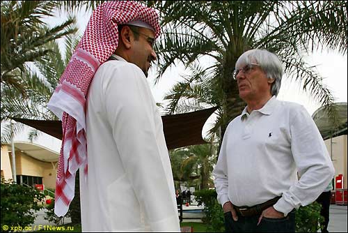 Берни Экклстоун и наследный принц Бахрейна