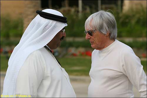 Берни Экклстоун в Бахрейне, 2010 год