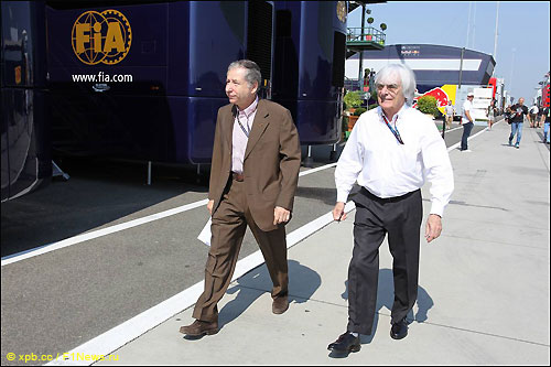 Жан Тодт, президент FIA, и Берни Экклстоун