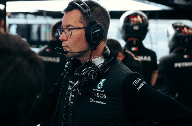 Майк Эллиотт, технический директор Mercedes, фото пресс-службы команды