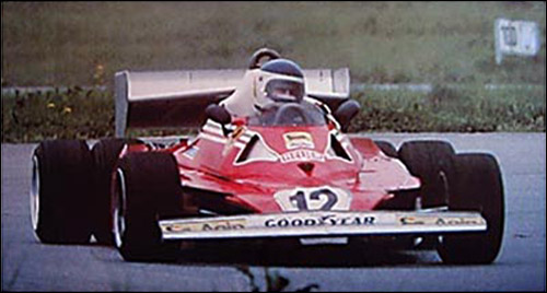 Карлос Рейтеман испытывает Ferrari 312 T6