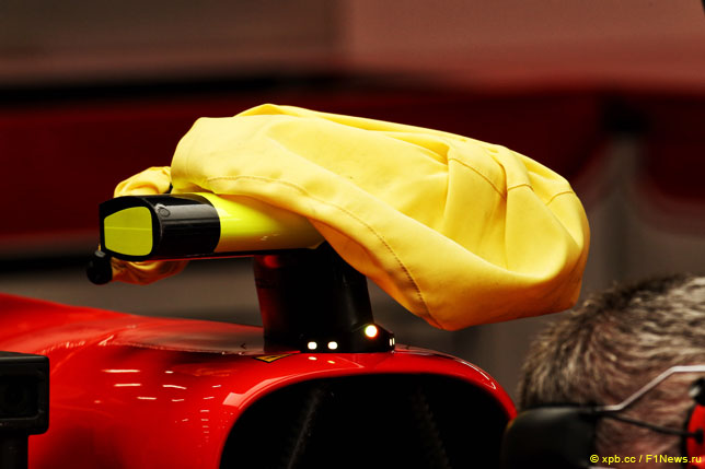 Камера на кокпите Ferrari