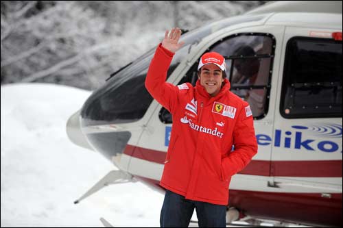 Фернандо Алонсо прибыл на праздник Ferrari