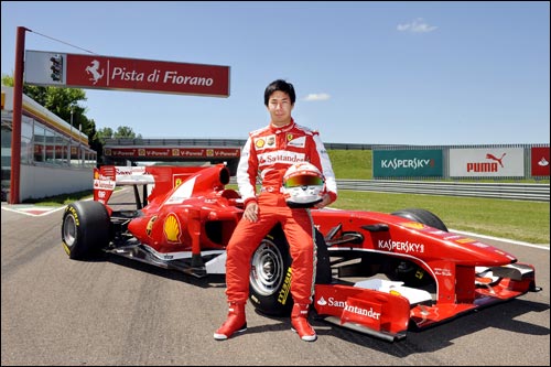 Камуи Кобаяши и Ferrari F10