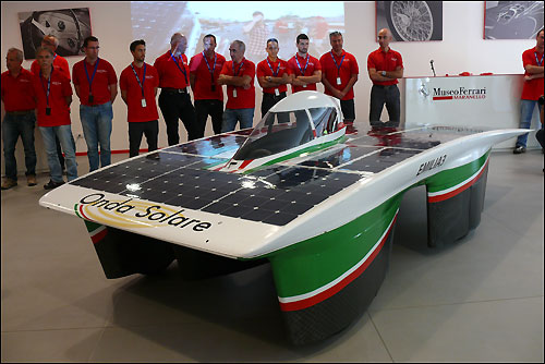 Emilia III - машина на солнечных батареях