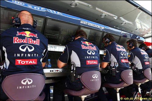 Командный мостик Red Bull Racing