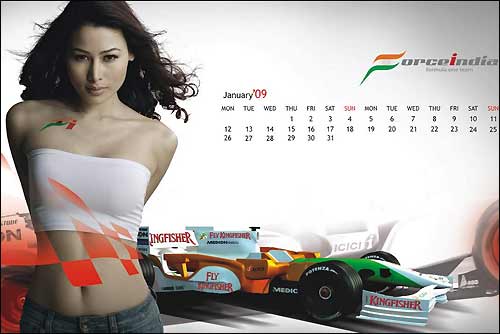 Календарь Force India