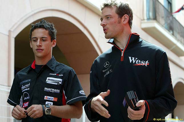 Патрик Фризахер (слева) и Алекс Вурц, 2005 год