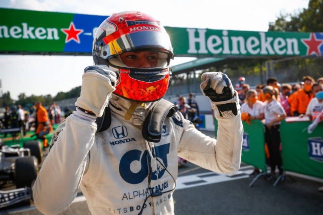 Пьер Гасли, победитель Гран При Италии 2020 года, фото XPB