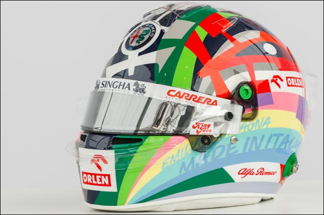 Джовинацци подготовил новую раскраску шлема