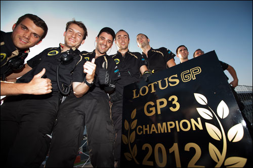 Команда Lotus GP в третий раз за три сезона стала чемпионом GP3