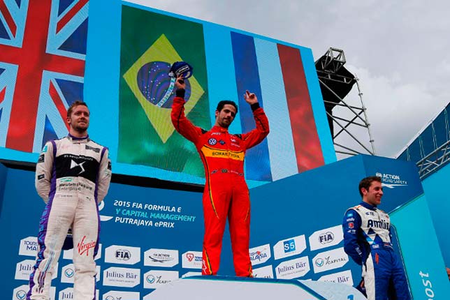 Лукас ди Грасси - победитель малазийского этапа Формулы E