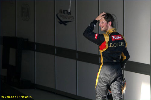 Роман Грожан после квалификации Гран При Австралии
