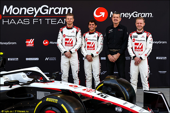 Новая машина Haas F1