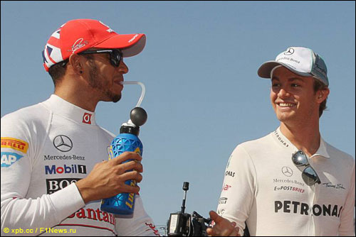В 2013 году Льюис Хэмилтон и Нико Росберг будут напарниками по команде Mercedes
