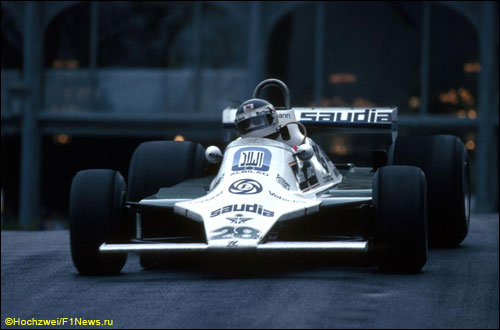 Карлос Рейтеманн на пути к победе в Гран При Монако 1980 года