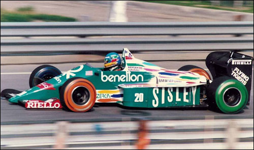 Pirelli, как и команда Benetton в 1986 году, выкрасит боковины шин целиком