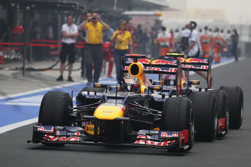 Гран При Индии. Гонщики Red Bull Racing возвращаются в закрытый парк