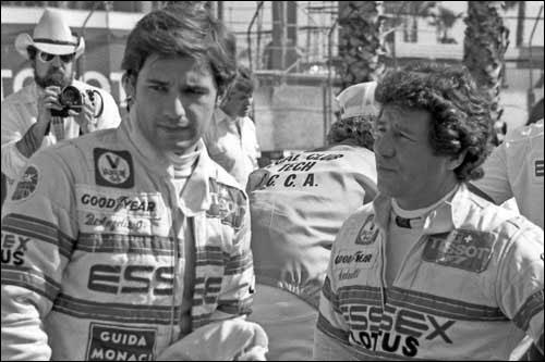 Элио де Анжелис и Марио Андретти - напарники по Lotus в сезоне 1980 года