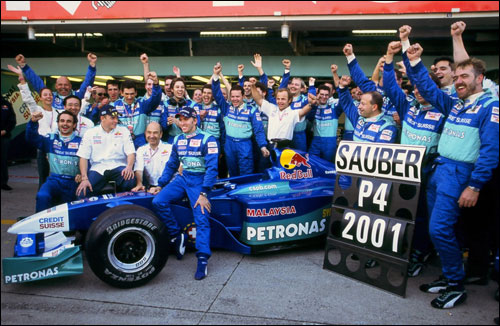 Ринланд внёс большой вклад в успех Sauber в 2001 году