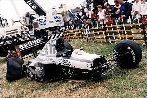 Последствия аварии Стефано Модены на Гран При Австралии 1991 года
