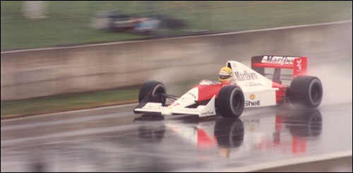 Победитель Гран При Канады 1990 года Айртон Сенна