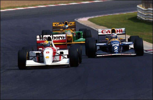 Борьба Сенны, Проста и Шумахера стала украшением как первого этапа, так и всего сезона 1993 года