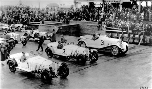 Старт первого Гран При Германии на Нюрбургринге, 1927 год