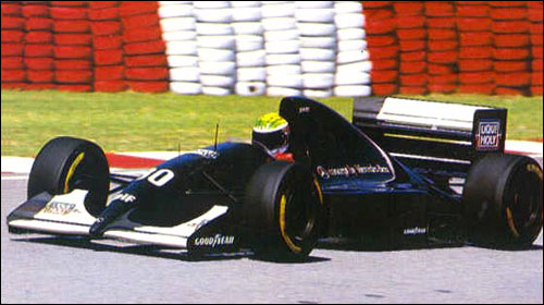 Sauber C12 Юрки Ярвилехто на Гран При ЮАР 1993 года