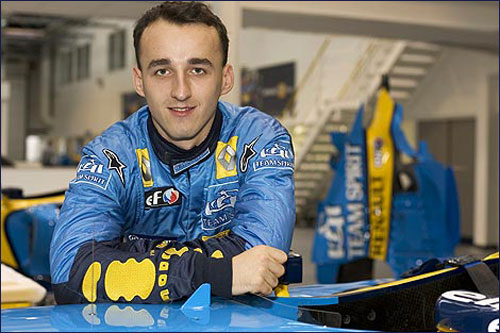 Роберт - пилот молодёжной программы Renault. 2004 год
