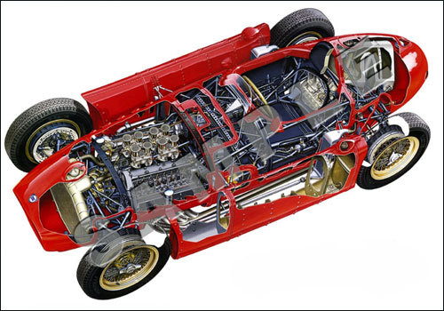 Конструкция Lancia D50