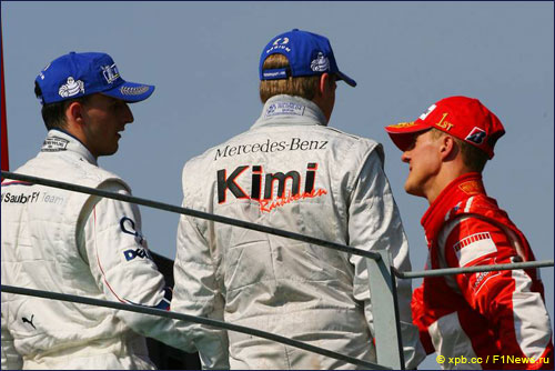 На Гран При Италии, своей третьей гонке в Ф1, Роберт уступил лишь Михаэлю Шумахеру и Кими Райкконену