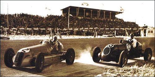 Сражение принца Биры и Тони Ролта на Гран При Зандфорта 1948 года
