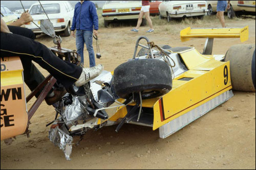 Последствия аварии Марка Зурера на Гран При ЮАР 1980 года