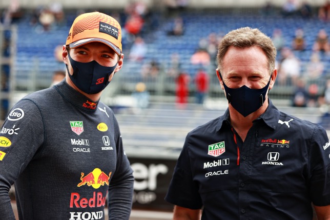 Макс Ферстаппен и Кристиан Хорнер, фото пресс-службы Red Bull Racing