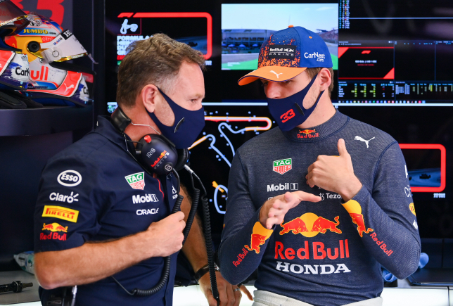 Кристиан Хорнер и Макс Ферстаппен, фото пресс-службы Red Bull