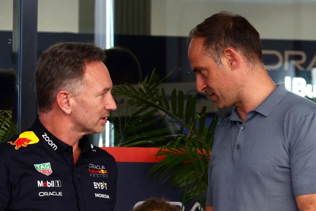 Кристиан Хорнер и Оливер Минтцлафф, исполнительный директор компании Red Bull, фото пресс-службы Red Bull