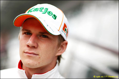 Резервный гонщик Force India Нико Хюлкенберг