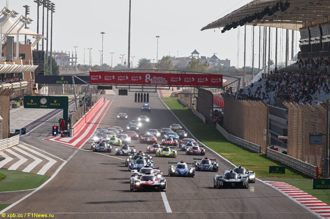 Старт гонки FIA WEC в Бахрейне, 2022 год