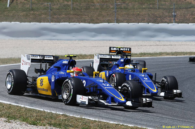 Пилоты Sauber на Гран При Испании