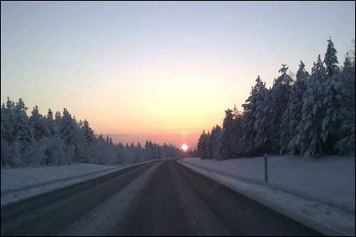 Рассвет в Лапландии: фото, сделанное Хейкки Ковалайненом