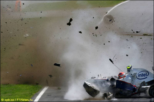 Авария Роберта Кубицы в Гран При Канады 2007