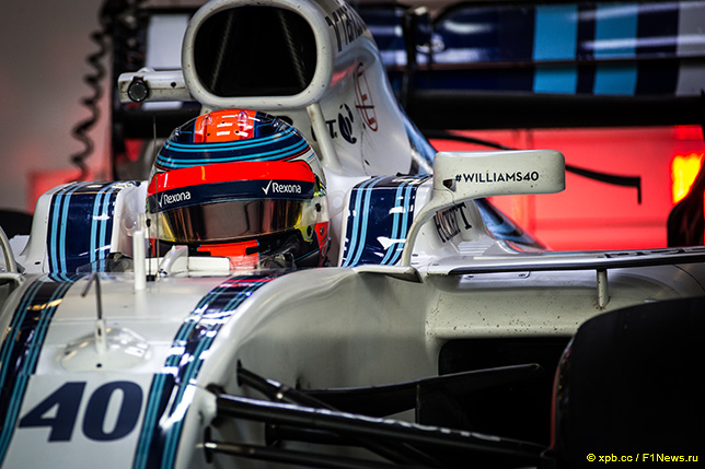 Роберт Кубица за рулём Williams на тестах в Абу-Даби
