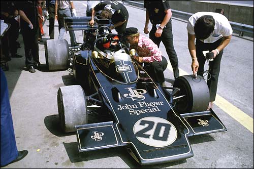 Гран При Австрии'72. Эмерсон Фиттипальди и Колин Чэпмен